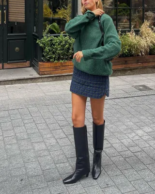 블랙 일자 롱부츠🖤시크 코디법🪄 이미지