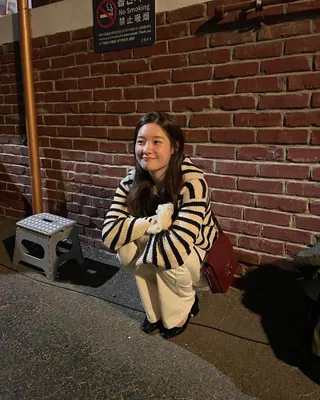 가을 스트라이프 활용🖤🤍요렇게 이미지