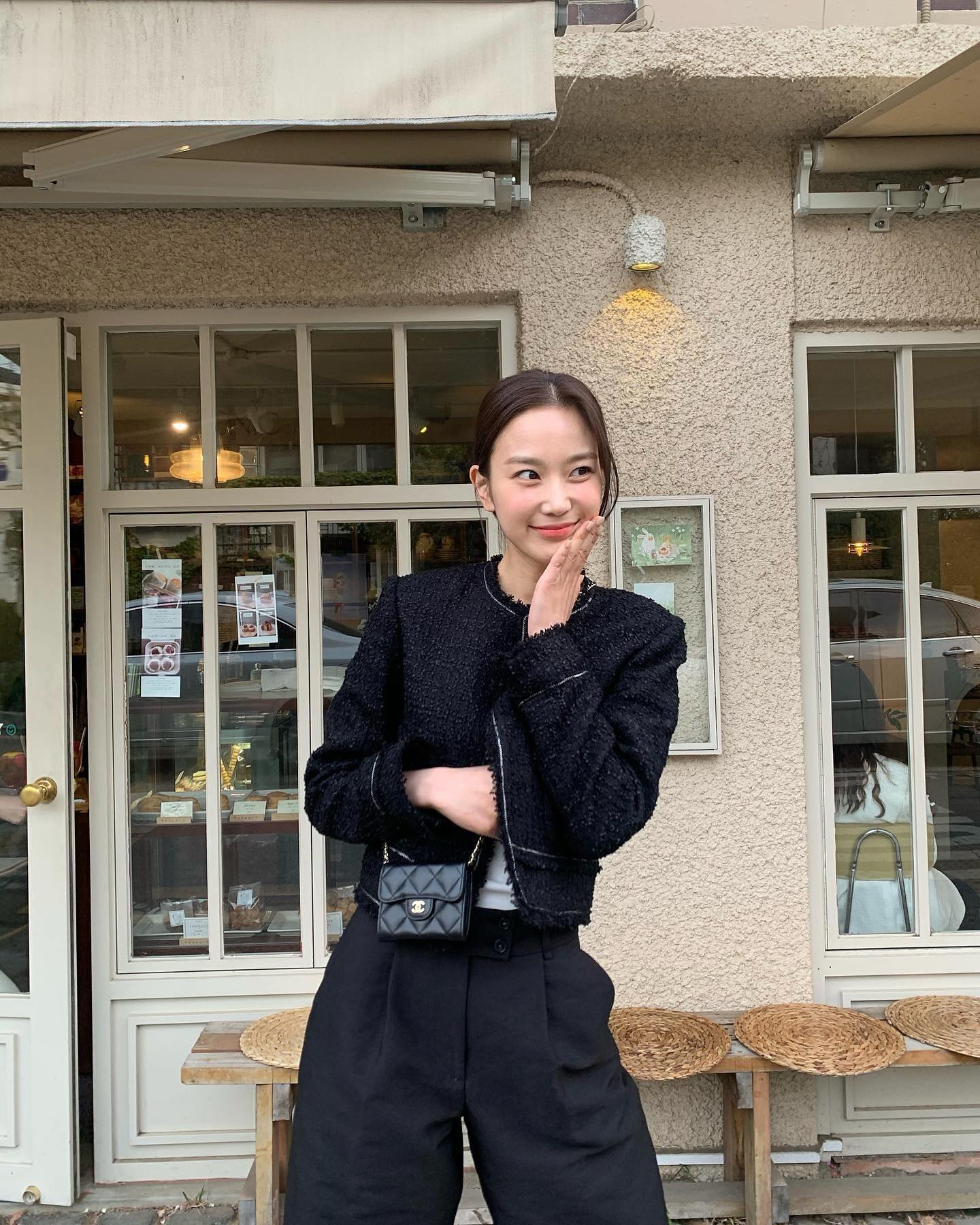 가을 하객룩 필수템🖤🩶@트위드 이미지