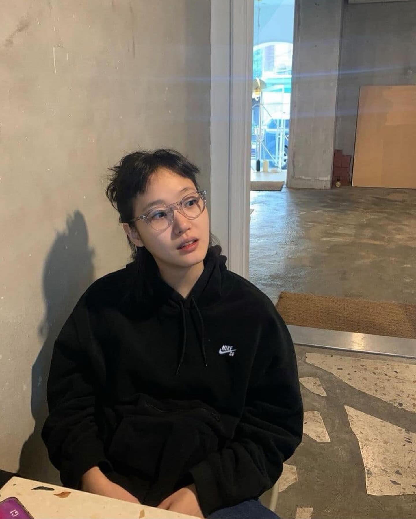 편한 후드에 안경으로 꾸안꾸🤓 이미지