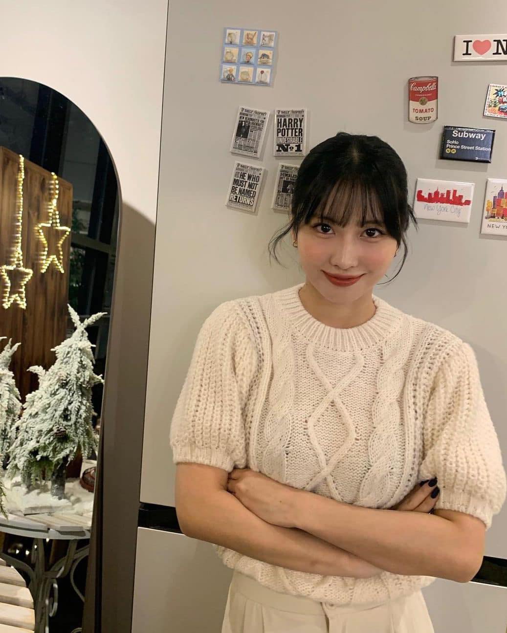 이제 반팔니트도 도톰한거로🩶🌾 이미지4