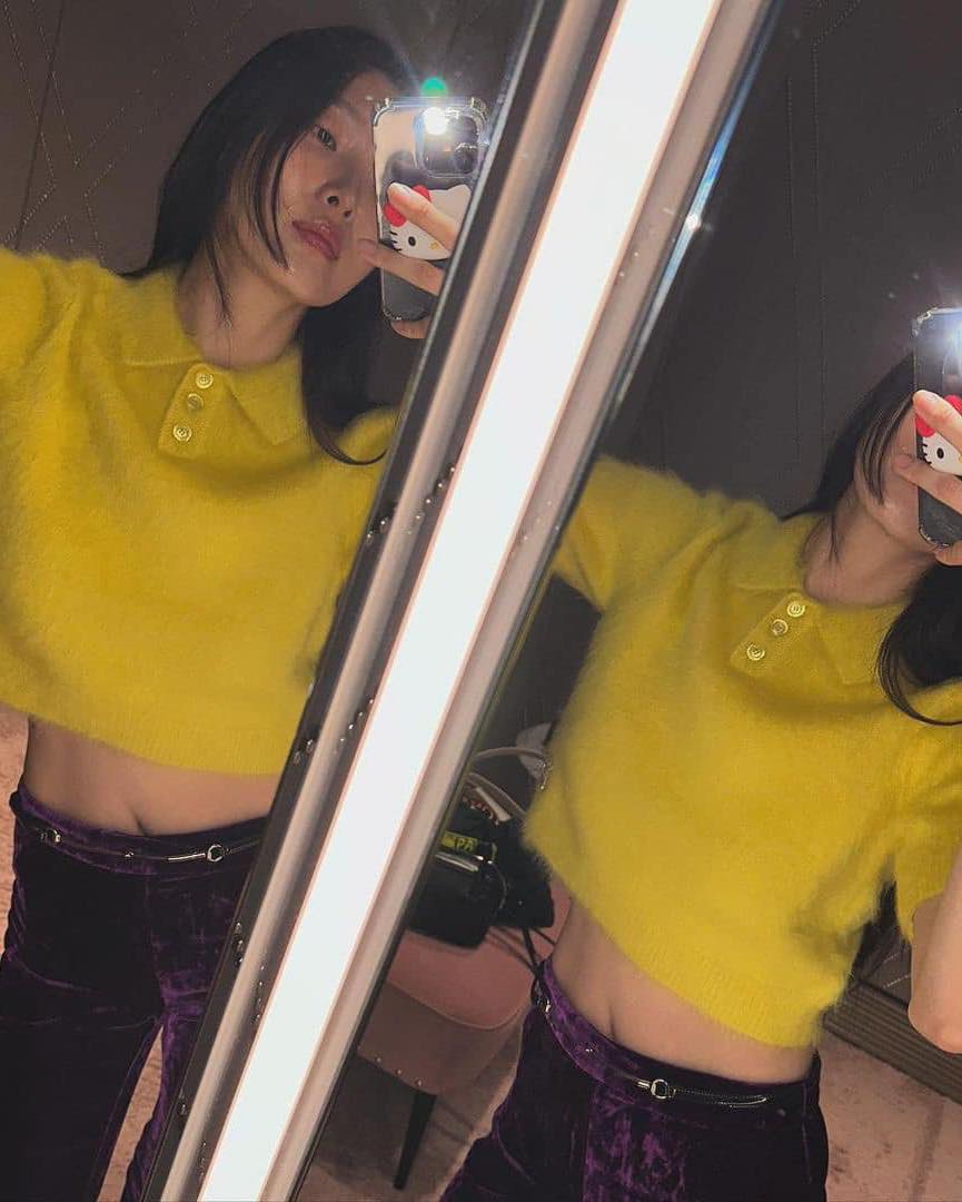 이제 반팔니트도 도톰한거로🩶🌾 이미지6