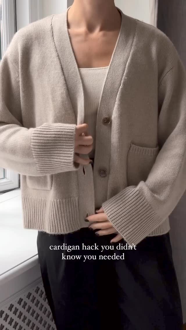 가디건 크롭 스타일링 꿀팁🍯💯 이미지