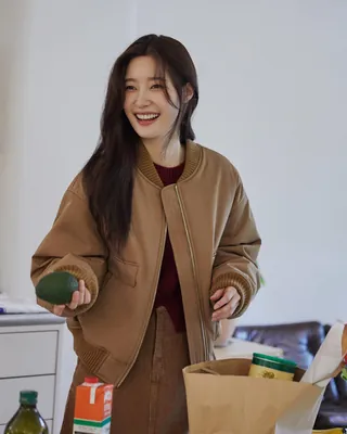 가을 꾸안꾸✈️🍂온앤온 항공점퍼 이미지