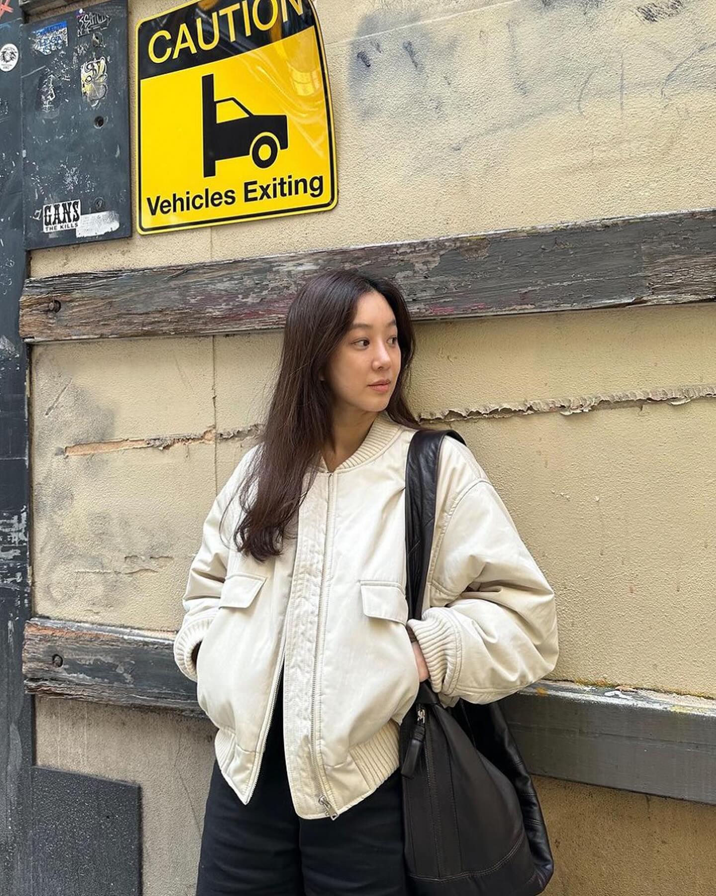 가을 꾸안꾸✈️🍂온앤온 항공점퍼 이미지