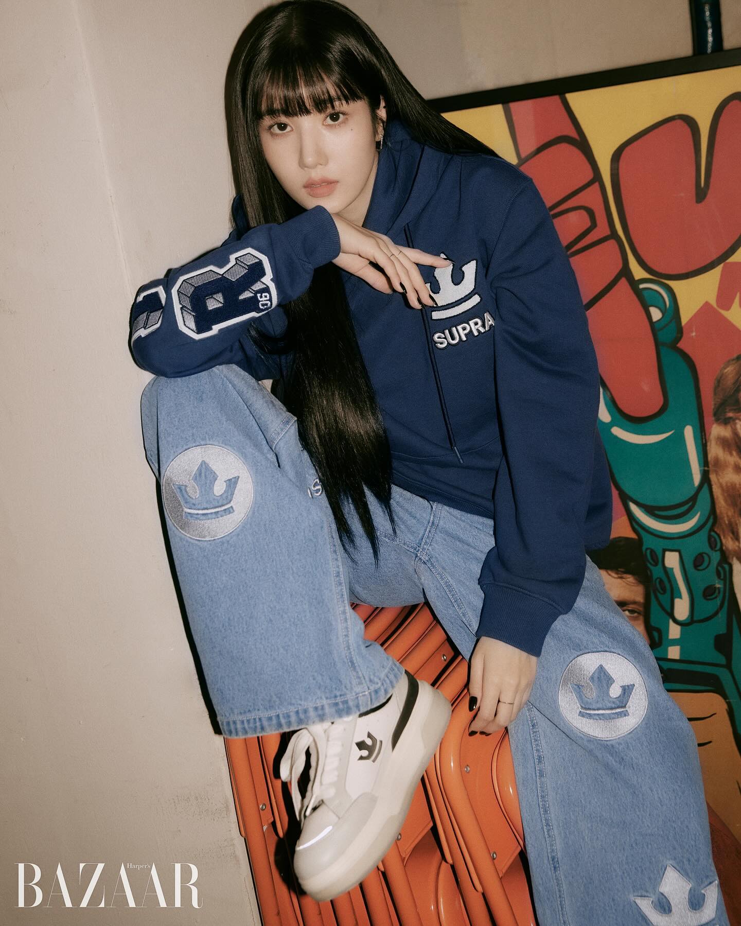 요즘 힙한🔱🖤@권은비 스트릿룩
수프라 x 권은비😎맨투맨~ 아우터까지 가을룩 8가지🔥 #광고 이미지4