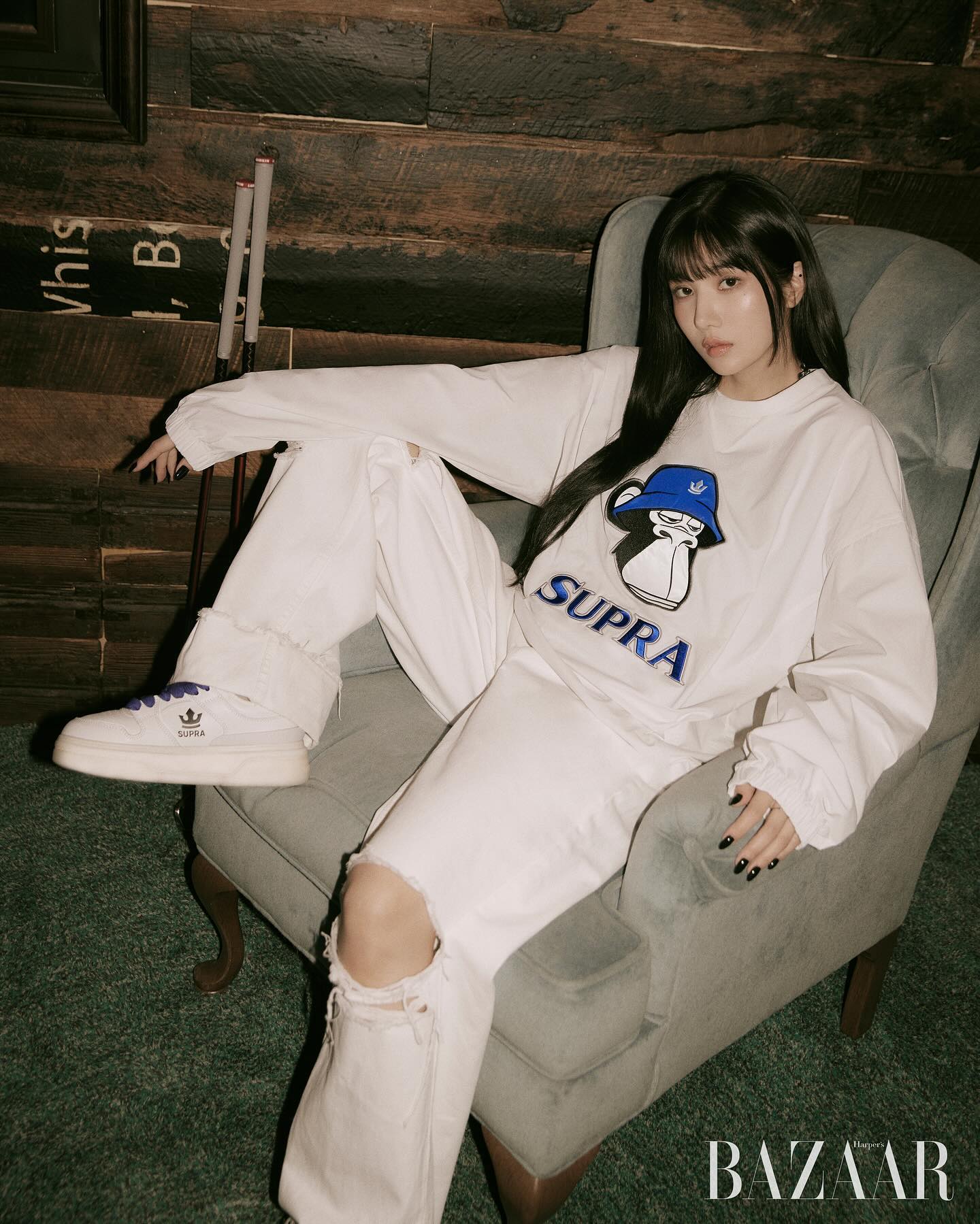 요즘 힙한🔱🖤@권은비 스트릿룩
수프라 x 권은비😎맨투맨~ 아우터까지 가을룩 8가지🔥 #광고 이미지7