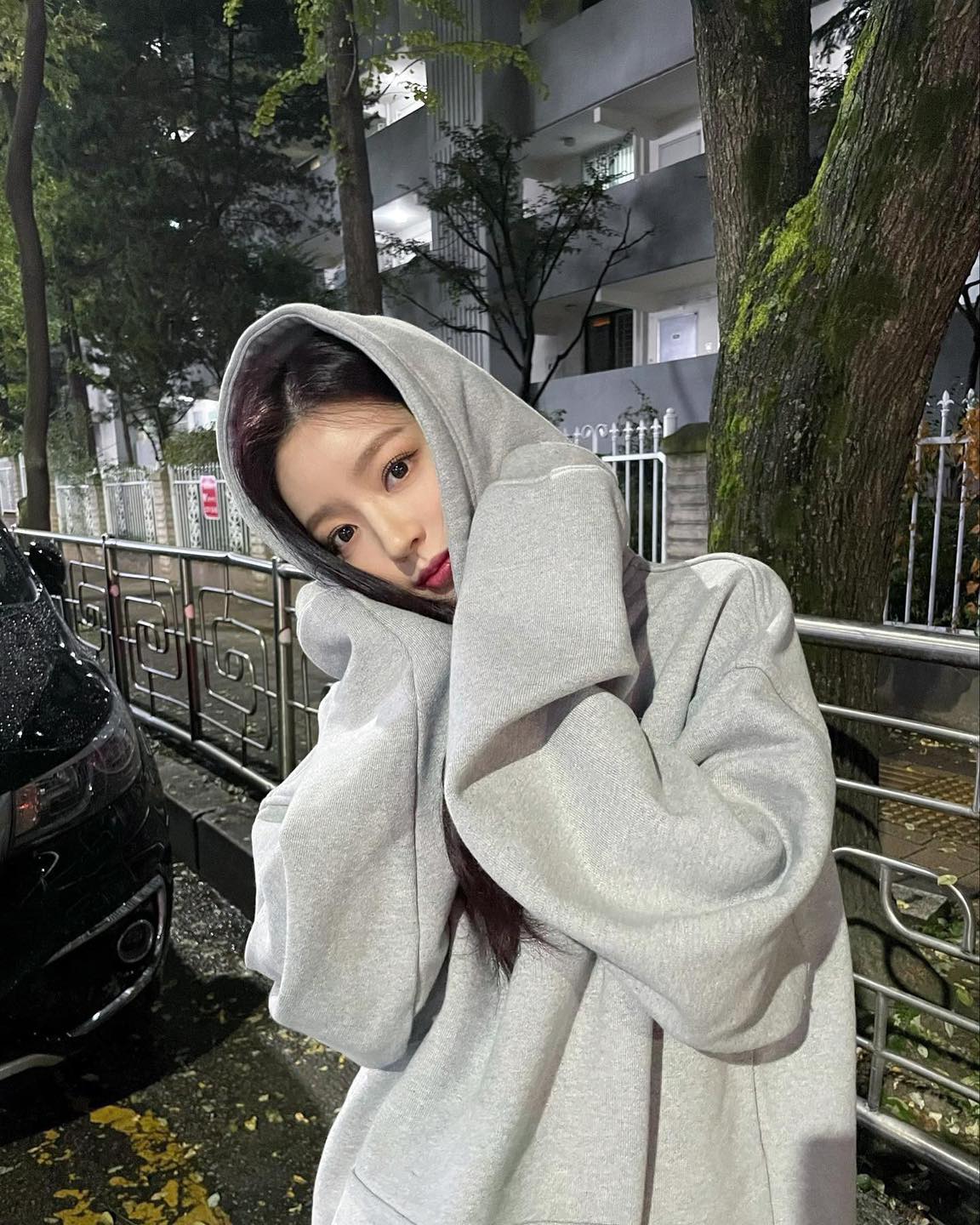 편한 가을 꾸안꾸템🩶회색후드티 이미지4