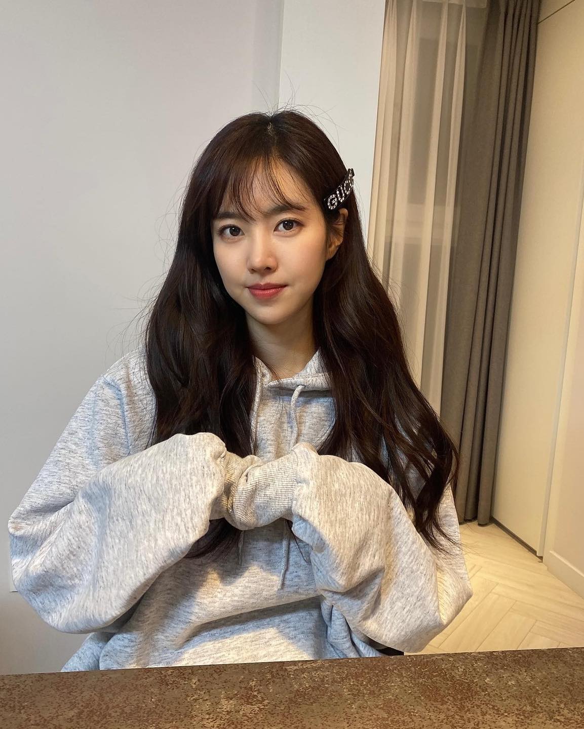 편한 가을 꾸안꾸템🩶회색후드티 이미지2