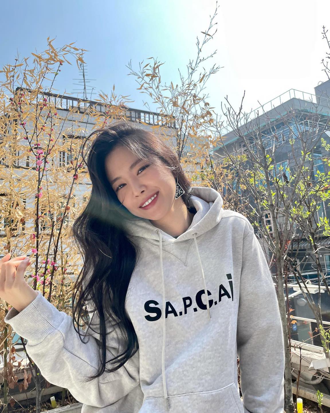 편한 가을 꾸안꾸템🩶회색후드티 이미지