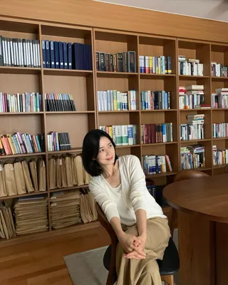 단아한 이보영🤎미니멀 가을룩💫 이미지