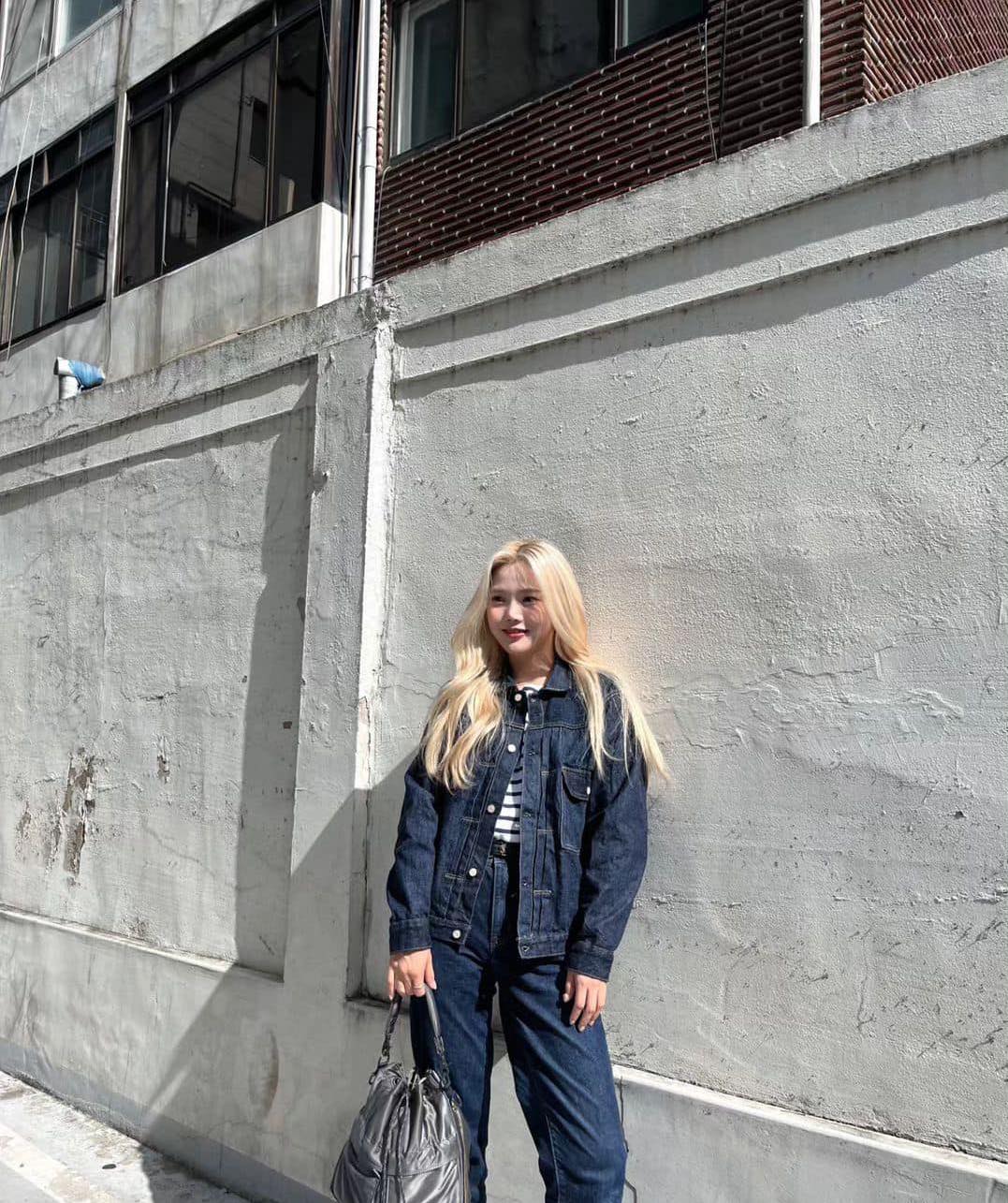 가을 스트라이프 코디하는 법🖤🤍 이미지7