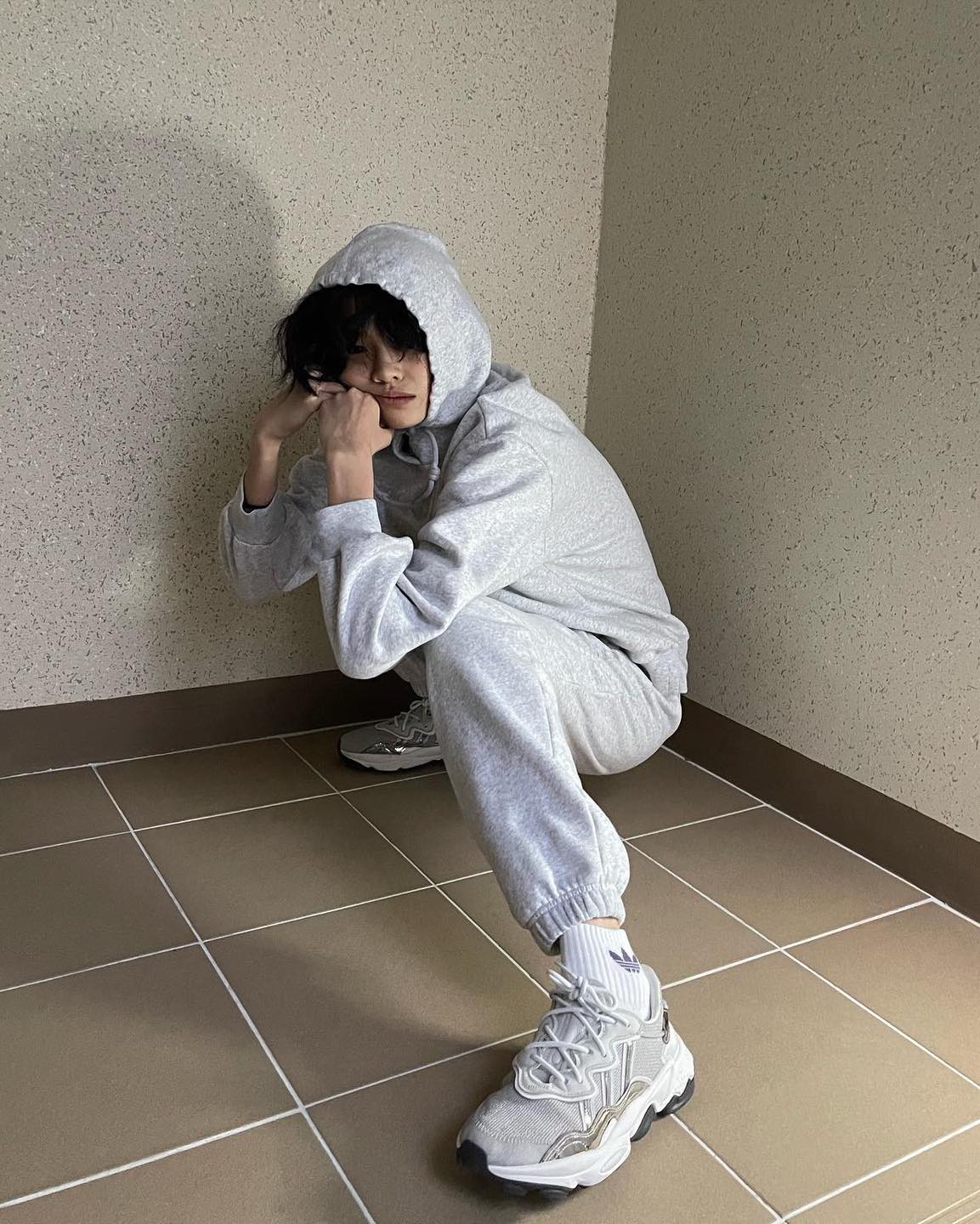 편한 조합🩶후드에 조거팬츠☑️ 이미지