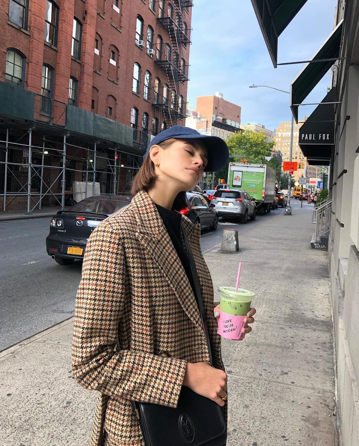 아우터에 볼캡 포인트🧢🖤이렇게 이미지