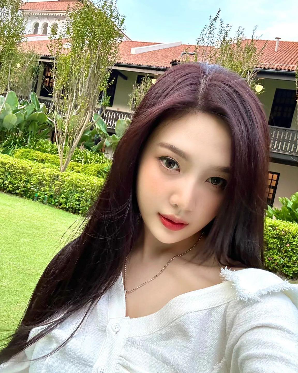 요즘 여돌 컬러픽♥️레드브라운 이미지