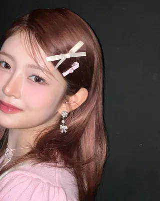 요즘 여돌 컬러픽♥️레드브라운 이미지