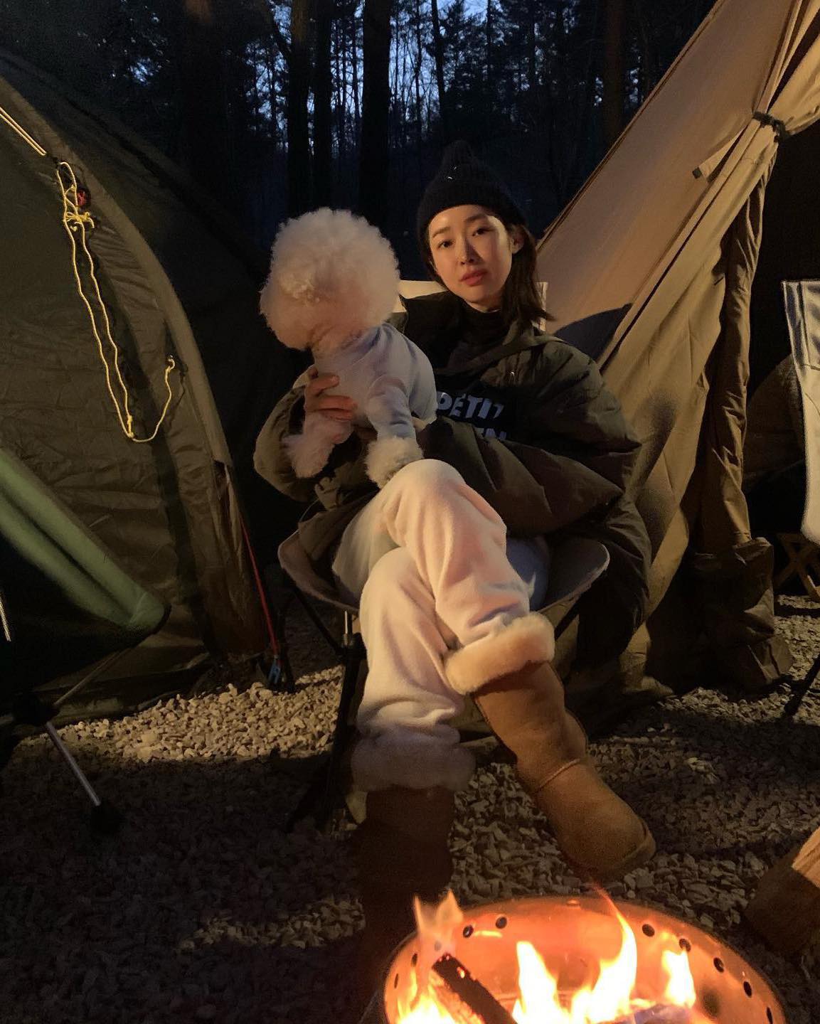 추운날씨 캠핑이 찐🏕️🫶🏻@같이해 이미지