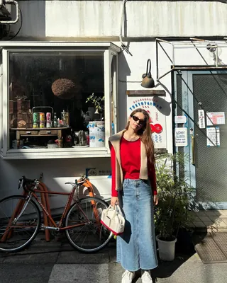 올가을 트렌드💙@롱데님스커트 이미지