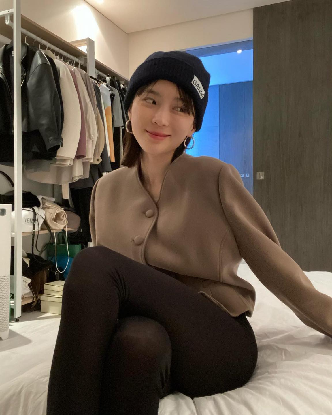 로고가 중요한 검정 비니💂🏻‍♀️☑️ 이미지2