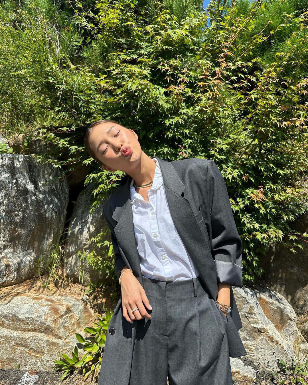 출근룩 필수템 그레이 슬랙스🩶 이미지7