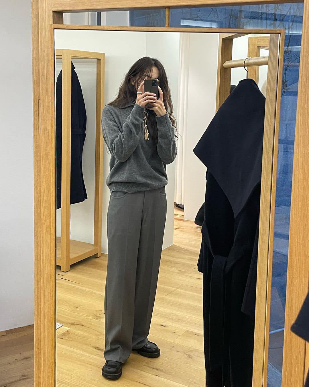 출근룩 필수템 그레이 슬랙스🩶 이미지6