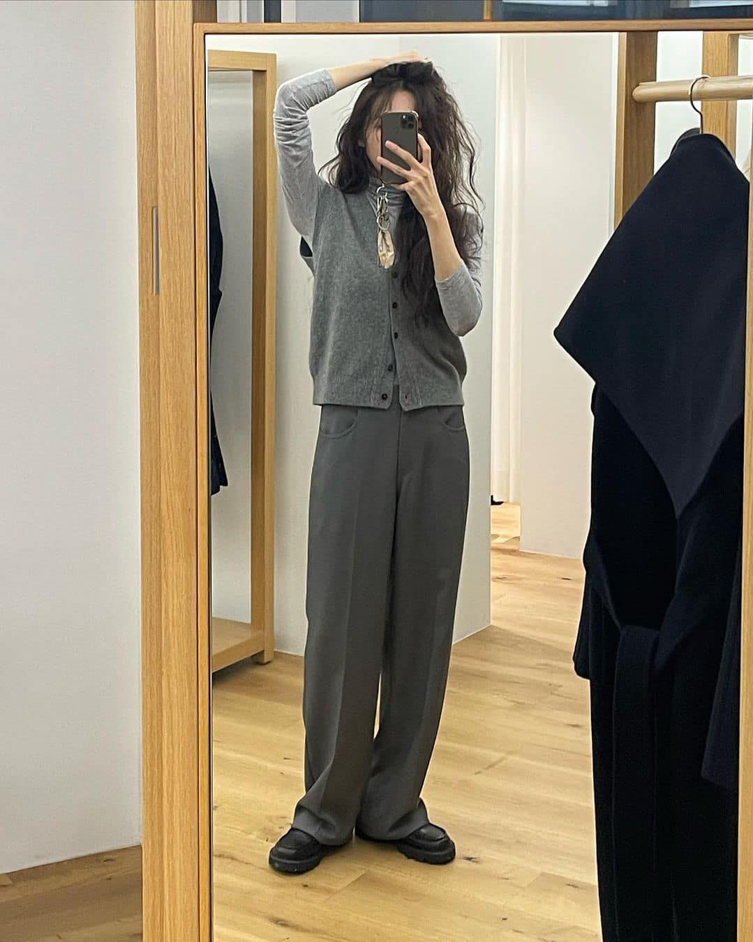 출근룩 필수템 그레이 슬랙스🩶 이미지9