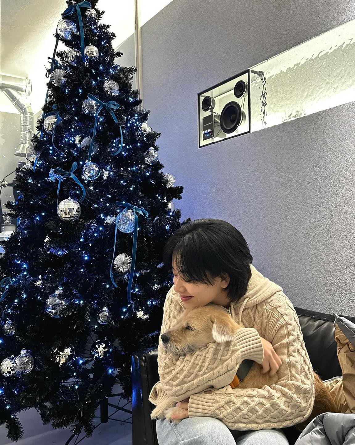 연말엔 귀엽게 니트 후드집업❄️♥️ 이미지2