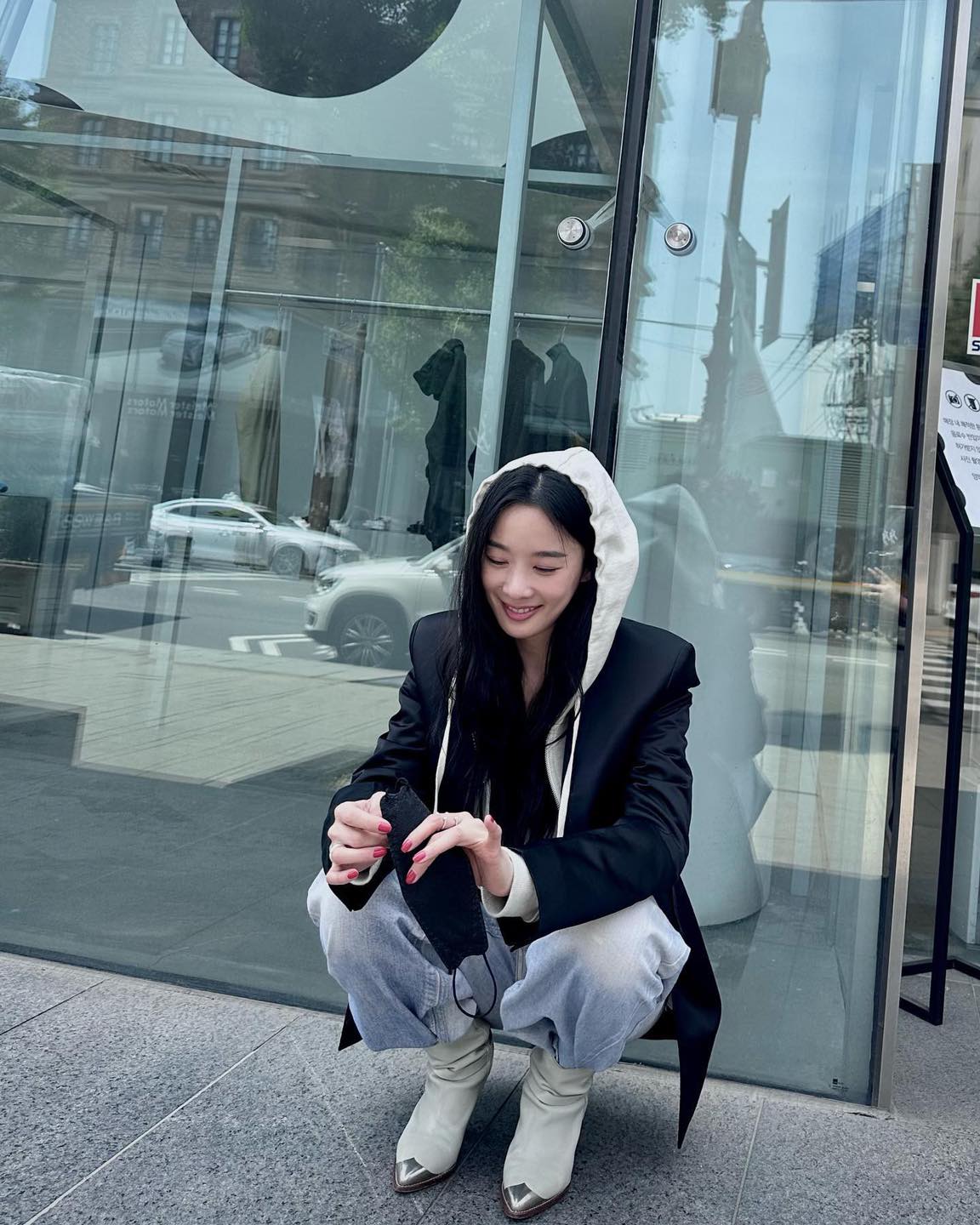 겨울 시크조합🖤데님&앵클부츠 이미지
