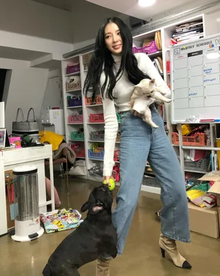 겨울 시크조합🖤데님&앵클부츠 이미지