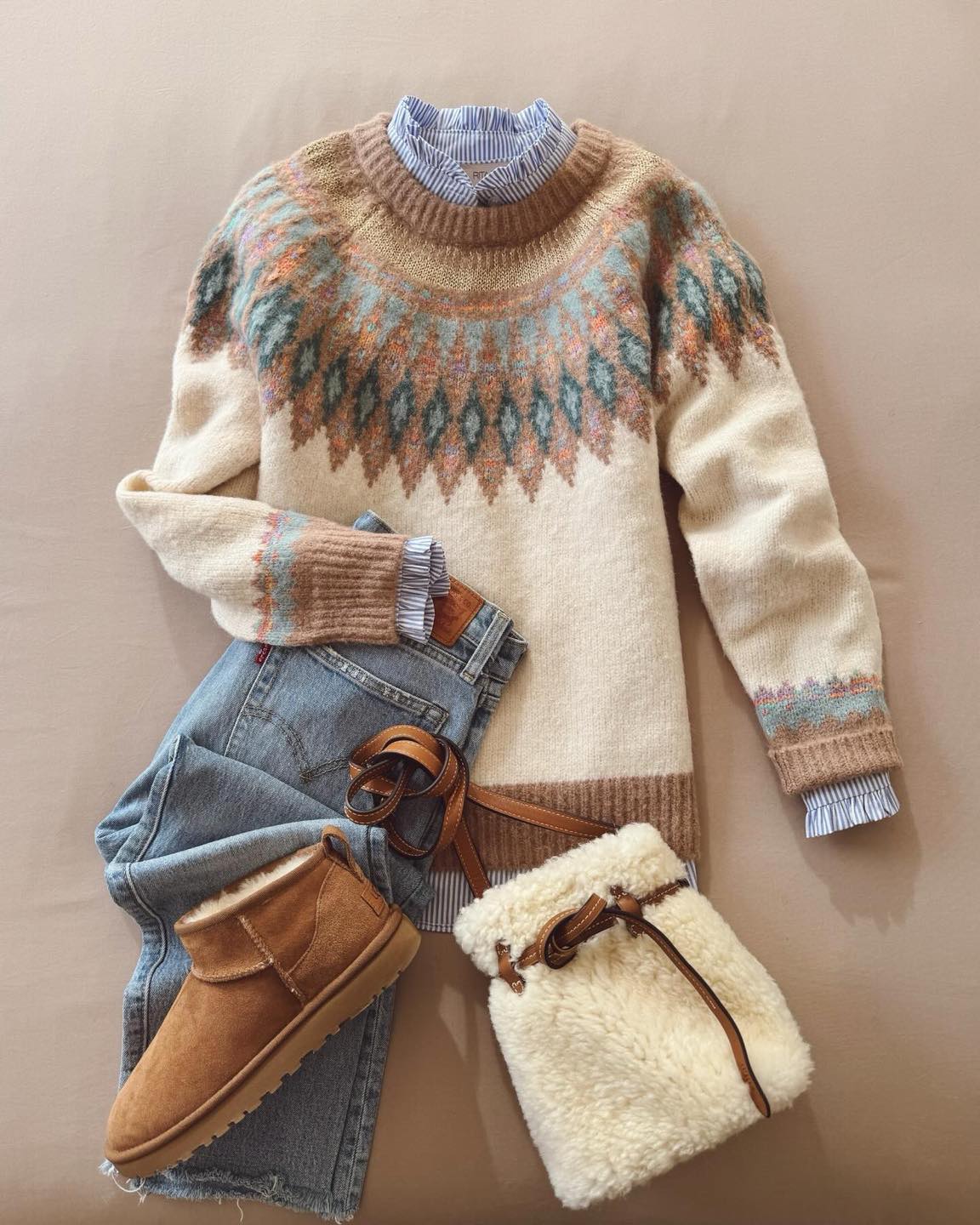 미니 어그🤎뽕뽑는 코디 모음💯 이미지