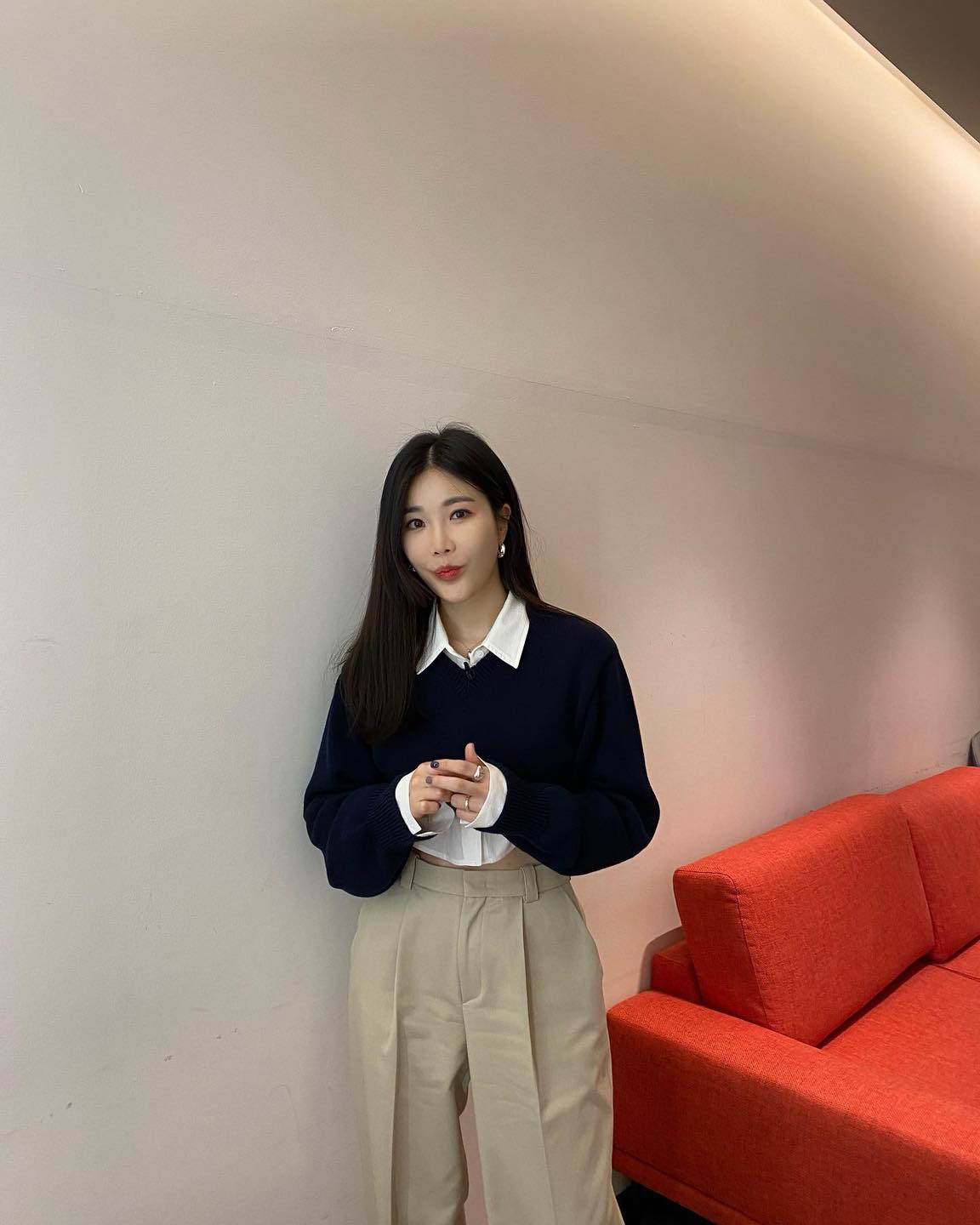 니트&셔츠🧶 색 조합 이렇게🍭 이미지