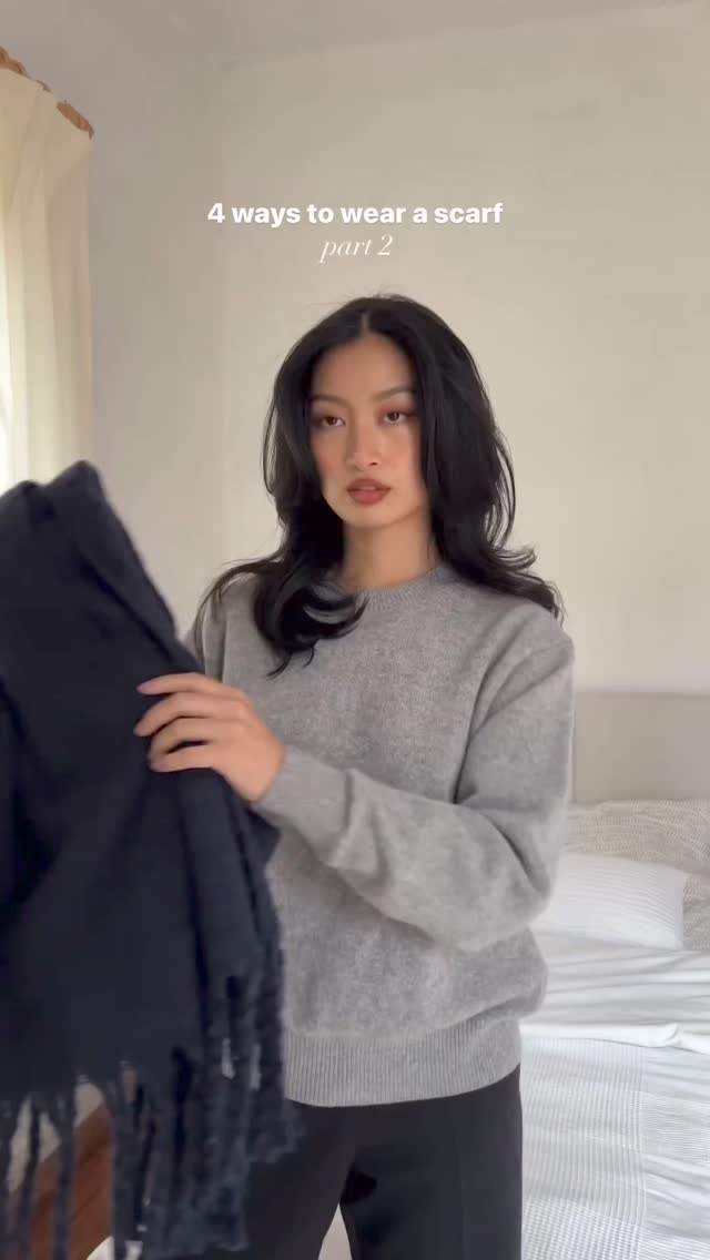 목도리 쉽고 예쁜 4가지 꿀팁🧣4️⃣ 이미지