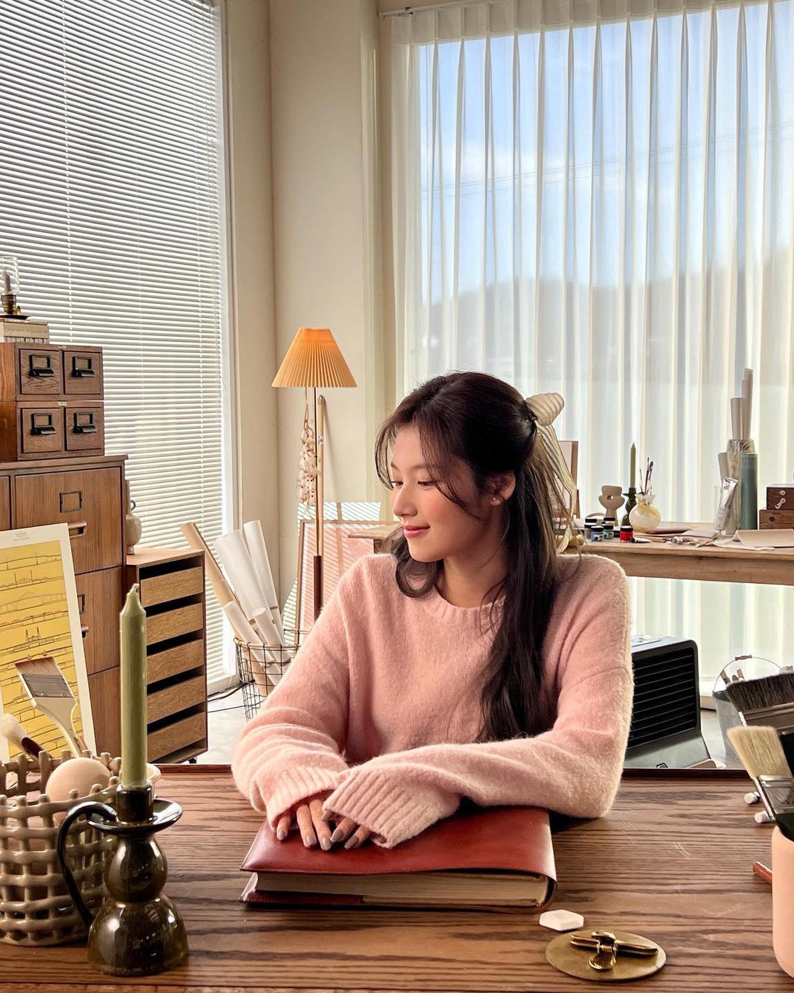 연말 러블리 헤어🎀리본 반묶음 이미지