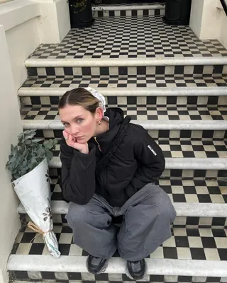 요즘은 살로몬 패딩이지🖤🤍어때 이미지