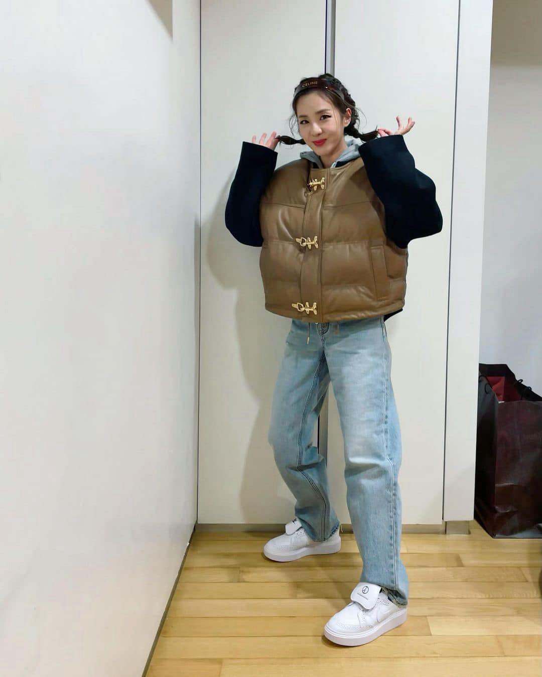 더 추워지기 전 패딩조끼🤍🦺 이미지