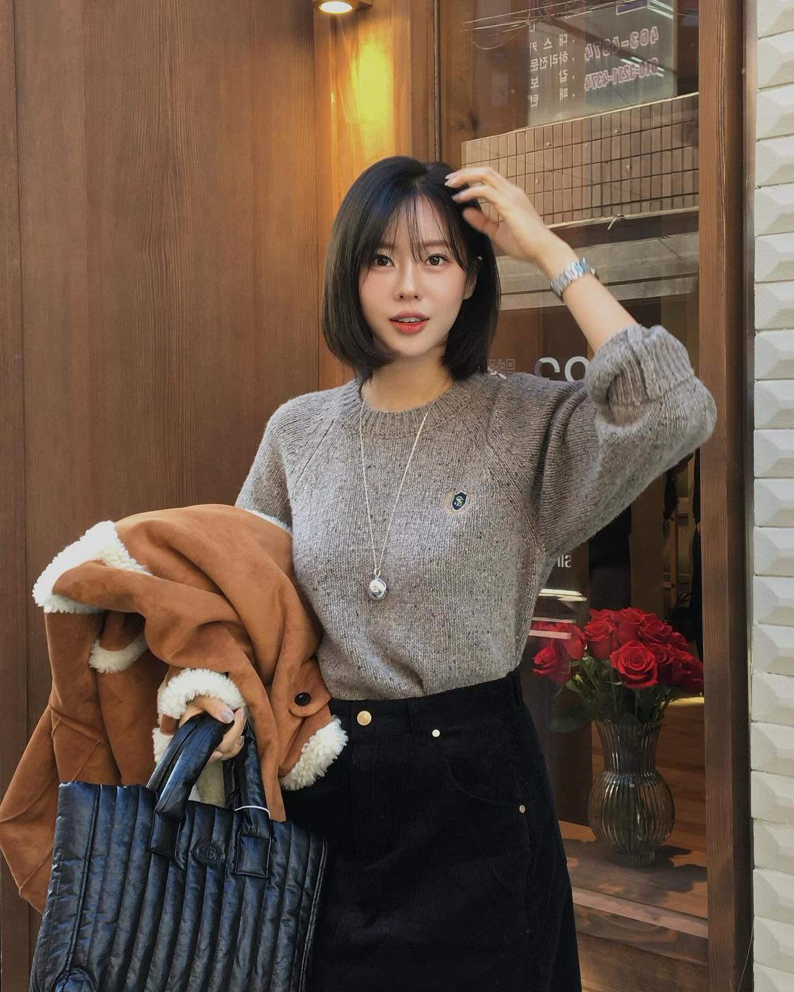 올겨울 단발💇🏻‍♀️🩶@몇번 할래? 이미지
