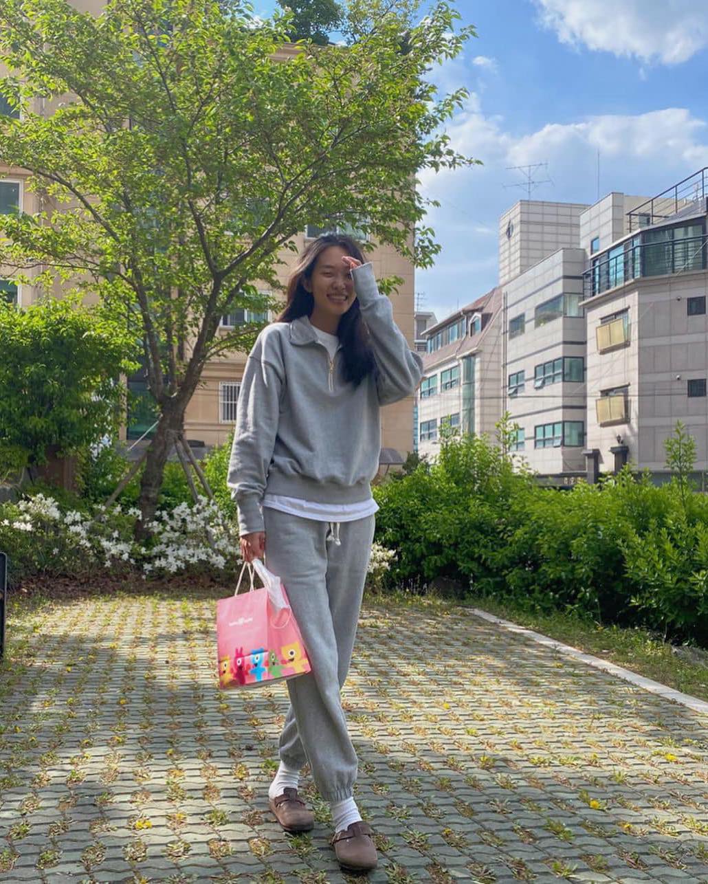 활용도 높은 회색 조거팬츠🩶🏃‍♀️ 이미지9