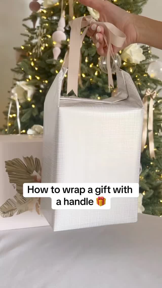 손잡이 있는 선물 포장 만들기🎁 이미지"