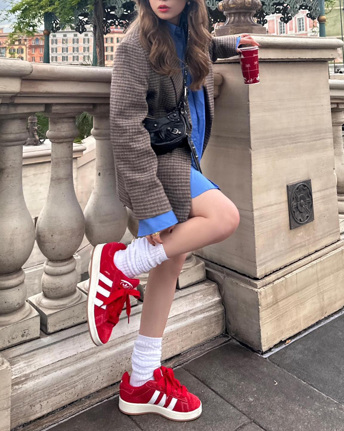 아디다스 운동화에 레그워머👟🧦 이미지3