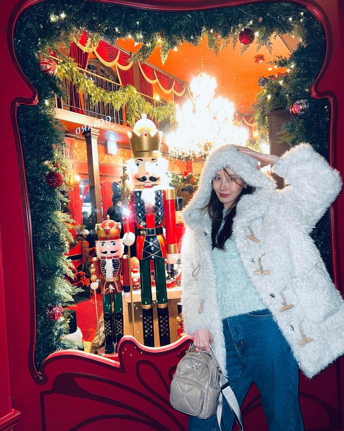 요즘 퍼자켓 트렌드🤎버튼 포인트 이미지