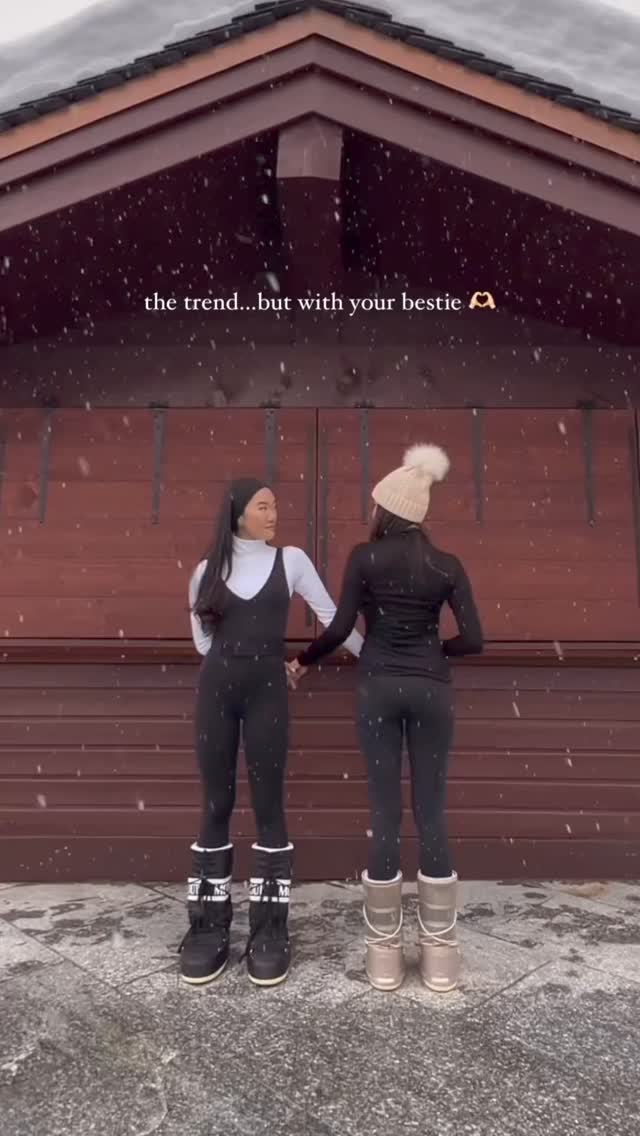 레깅스에 문부츠 올 겨울 핫걸들의 트렌드🔥👯‍♀️@따라잡자 이미지
