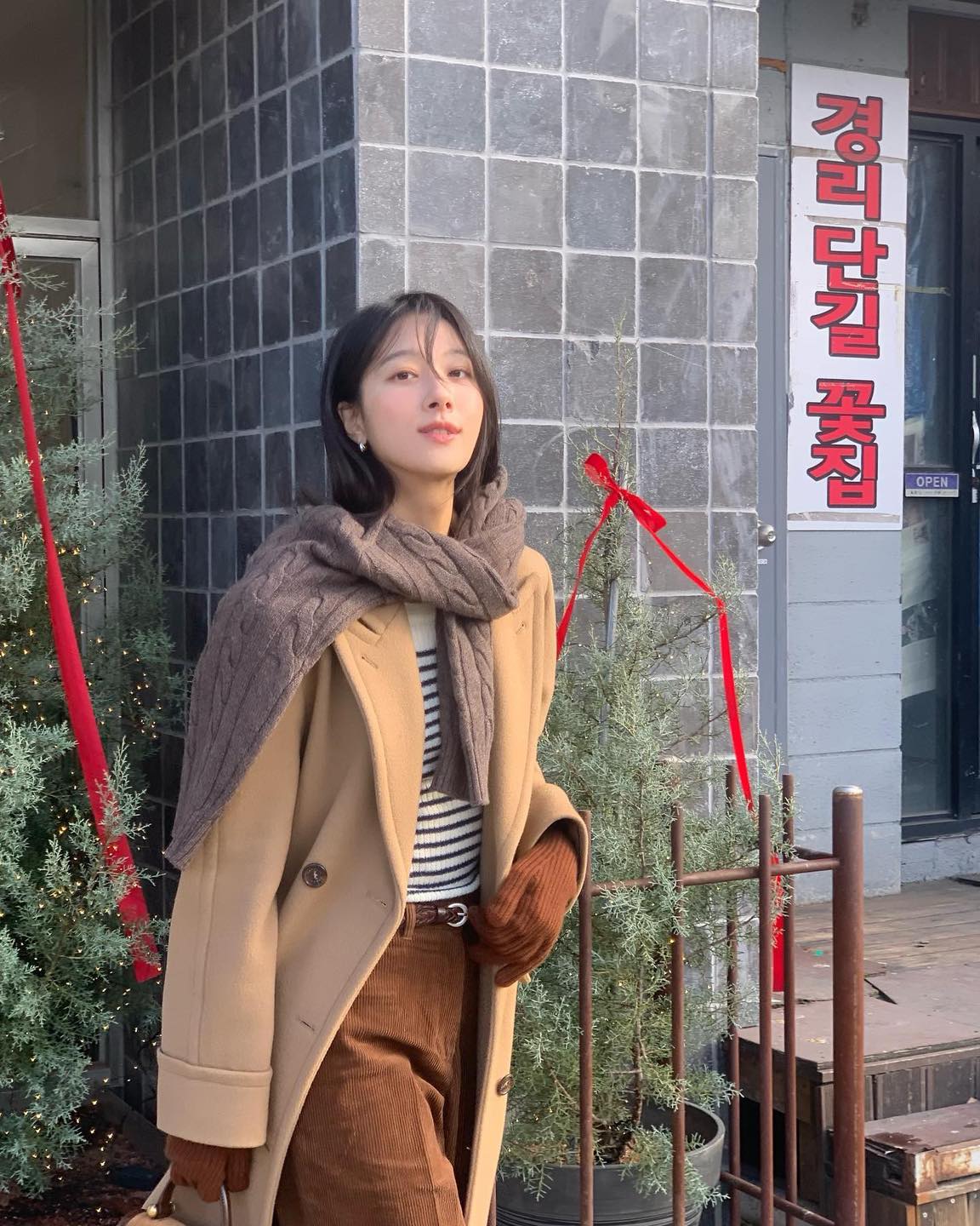 감성 있게🤎브라운 코듀로이 팬츠 이미지