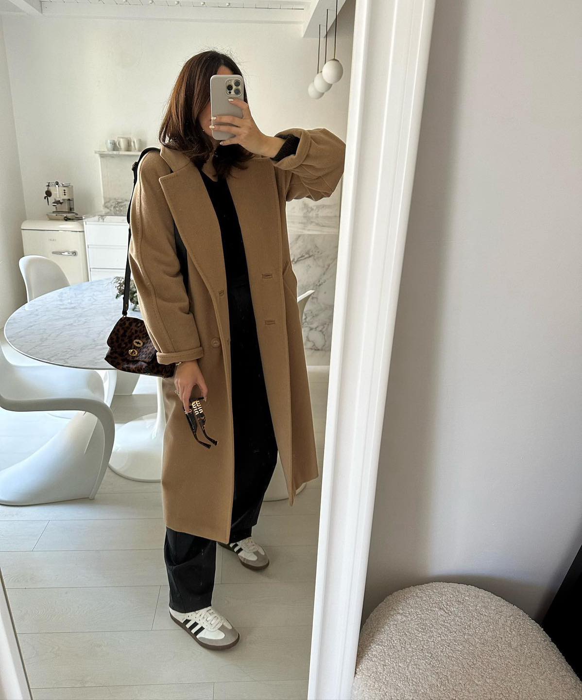 카멜 롱코트 정석🤎막스마라 마담 이미지