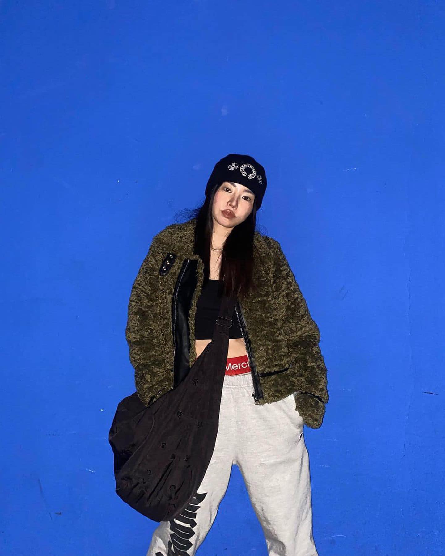 힙한 손민수템 크롬하츠 비니🖤 이미지