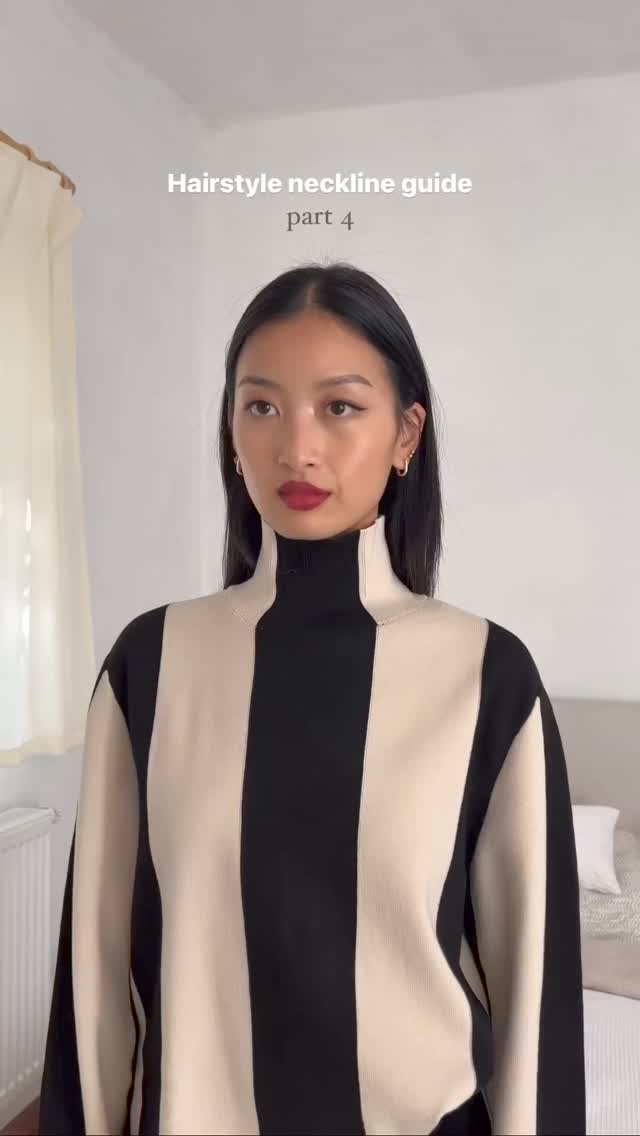 목선 라인과 어울리는 헤어스타일 @추천💛 이미지