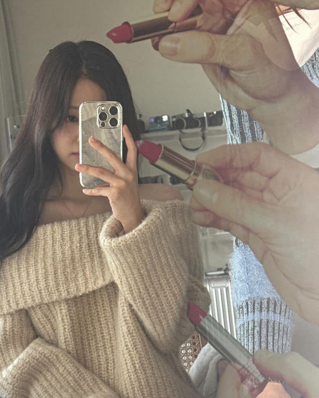 겨울은 여리핏🤍🩷오프숄더 니트 이미지1
