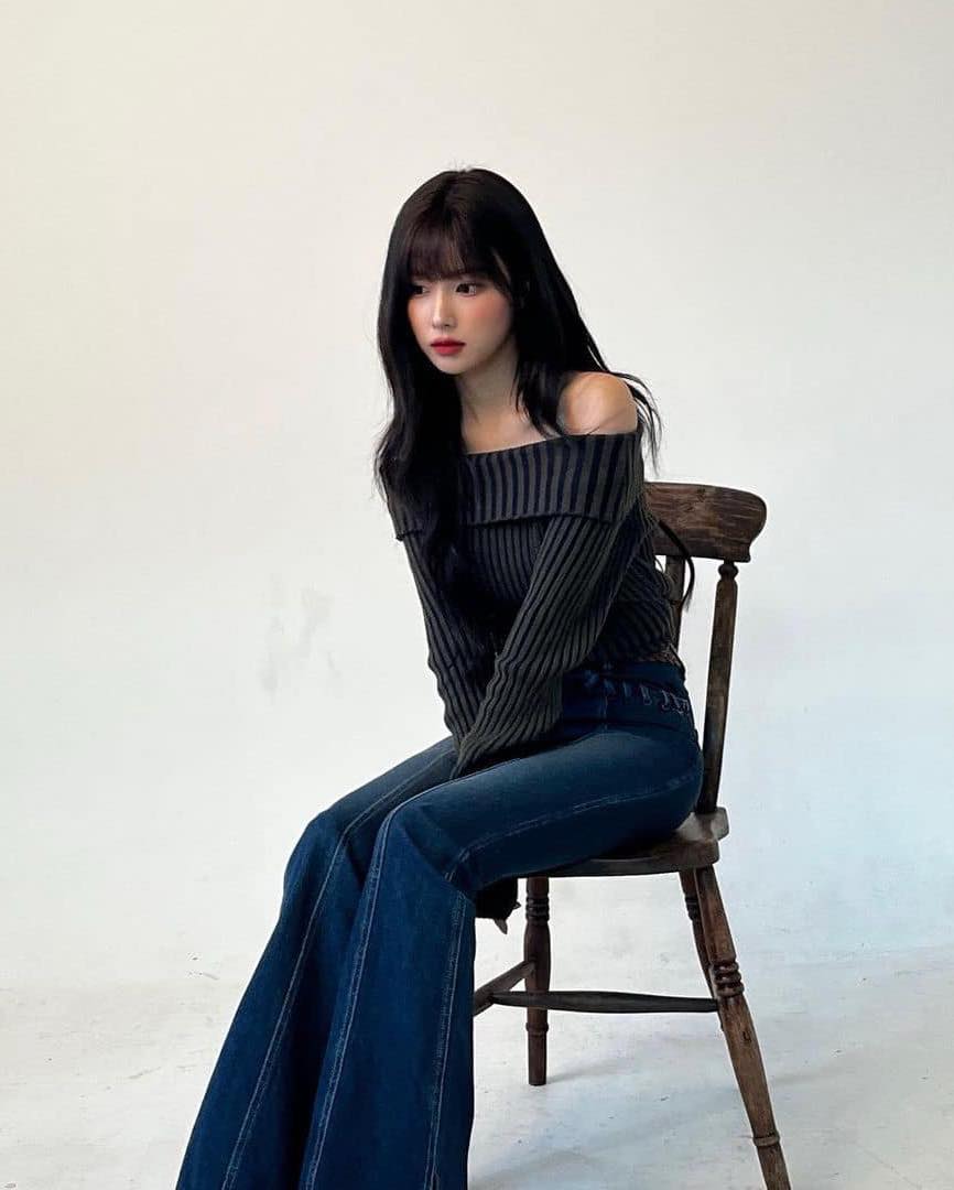 겨울은 여리핏🤍🩷오프숄더 니트 이미지7