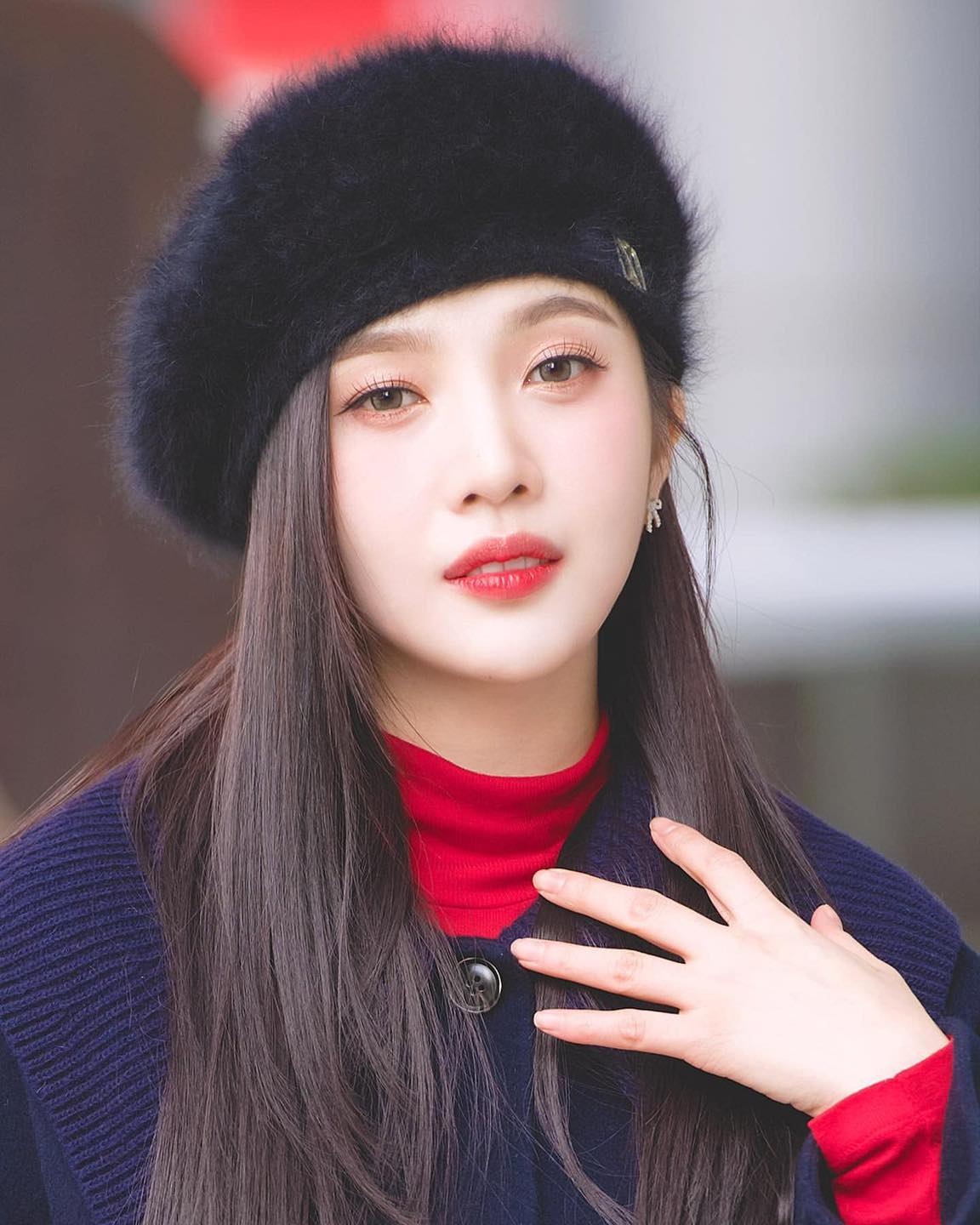 폭룡적 비주얼🖤💚조이 베레모룩 이미지6