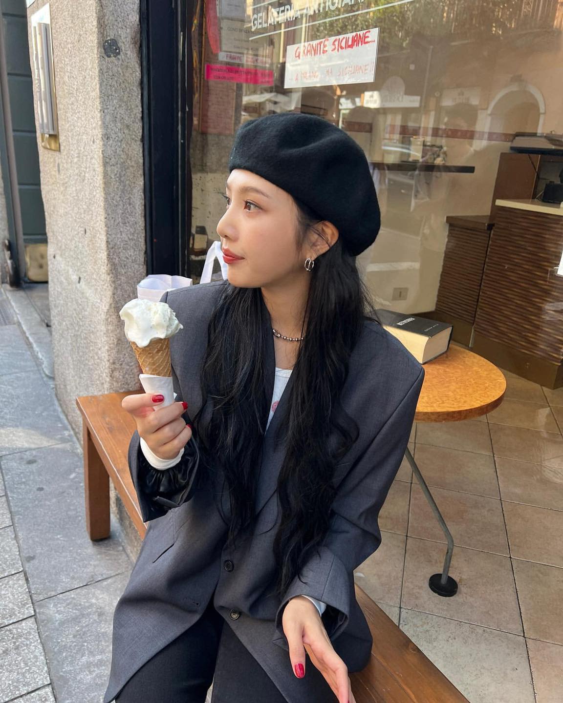 폭룡적 비주얼🖤💚조이 베레모룩 이미지4