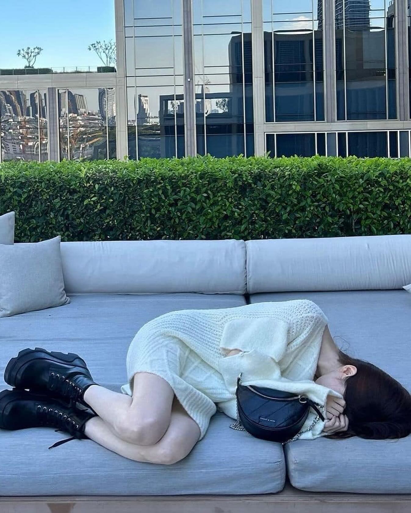 겨울 여리핏🖤🤍니트 원피스로 이미지3